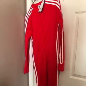 Adidas stripe jumpsuit